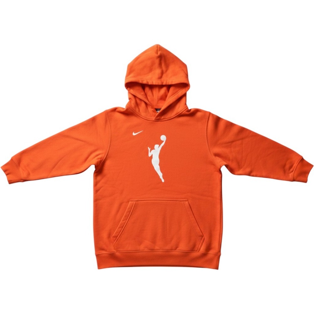 Nike WNBA Orange Pullover Hoodie Kids Large L 14-16 Basketball Sweatshirt